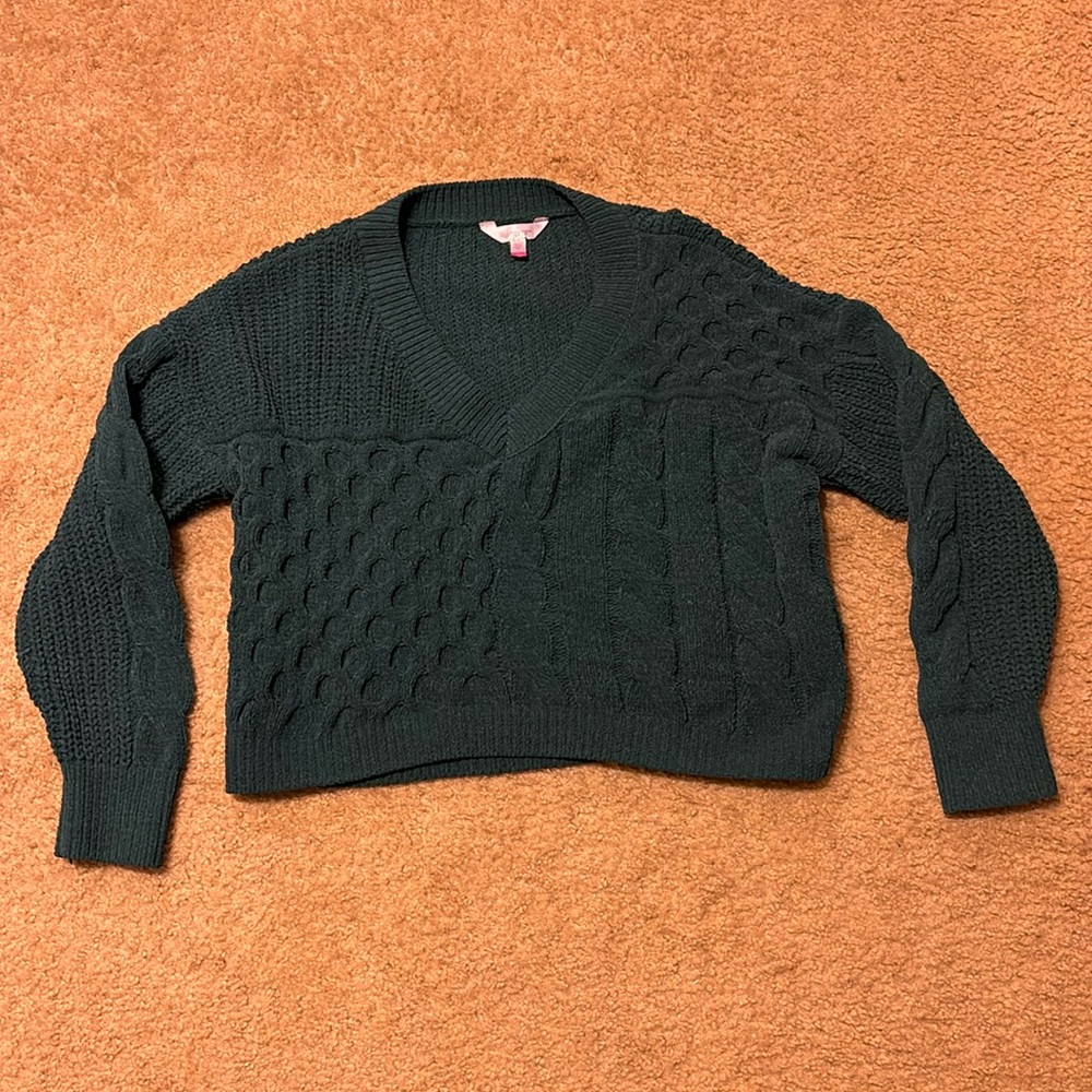 Green Knit Sweater (XL)
